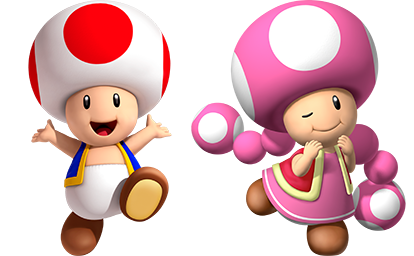 Toad et Toadette