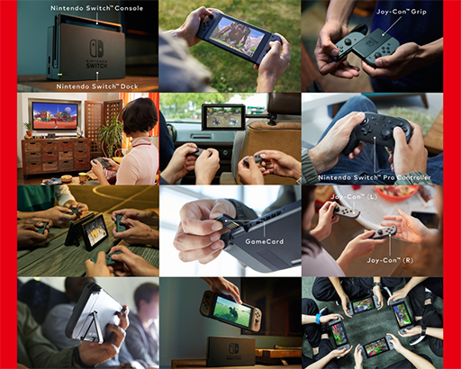 Utilisations possibles de la Nintendo Switch Nintendo Switch - Utilisations possibles