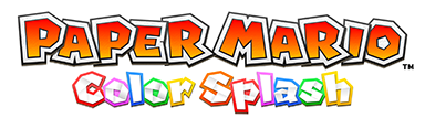 Paper Mario: Color Splash Logo